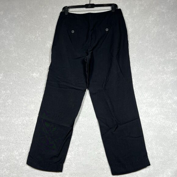 Loft Pants Womens Size 8 Black Skinny Rayon Blended Pockets Business Pockets - Picture 8 of 12